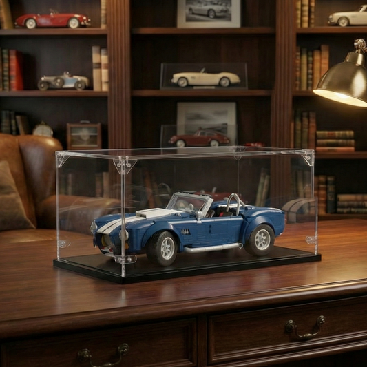 Acrylic display case for Lego® set Shelby Cobra 427 SC (10357)