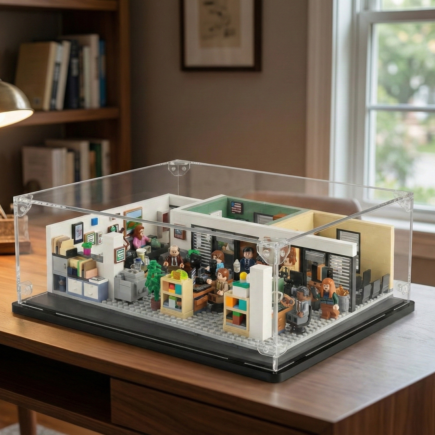 Acrylic display case for Lego® set The Office (21336)