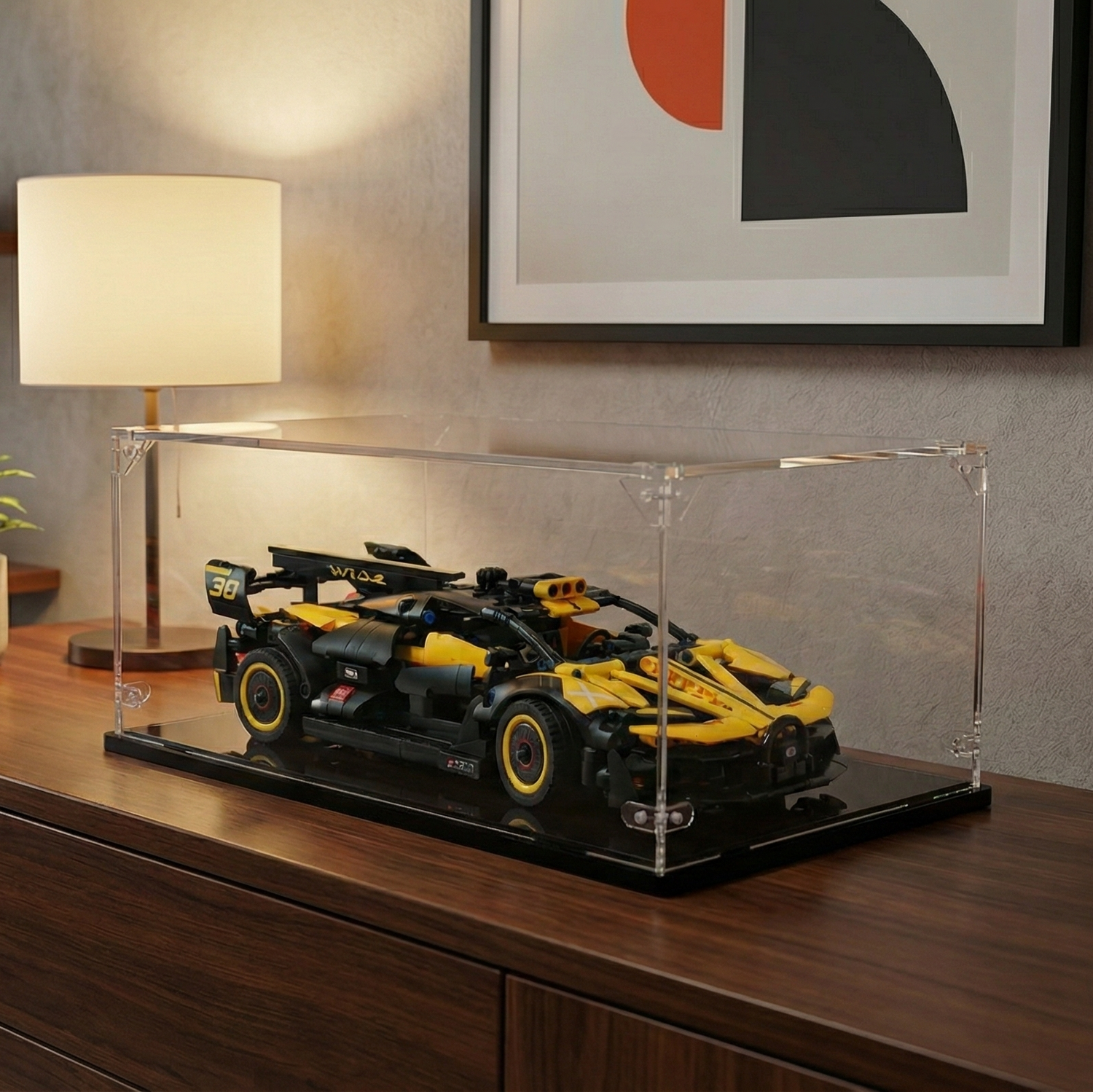 Display case for Lego® set Technic: Bugatti Bolide (42151)