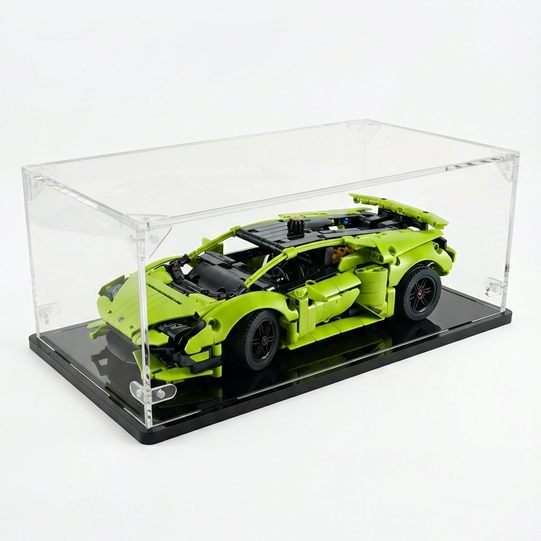 Acrylic display case for Lego® set Lamborghini Huracán Tecnica (42161)