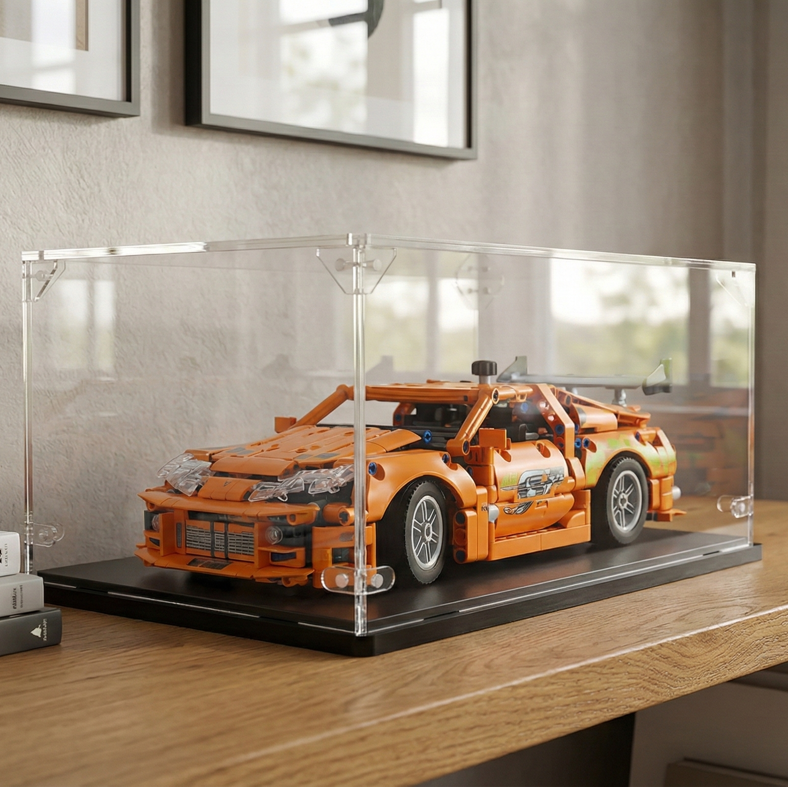 Acrylic display case for Lego® set Fast and Furious Toyota Supra MK4 (42204)