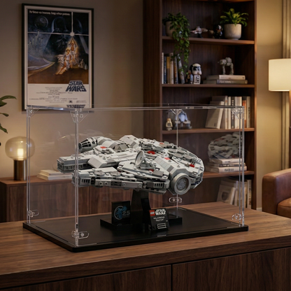 Acrylic display case for Lego® set Star Wars: Millennium Falcon™ (75375)