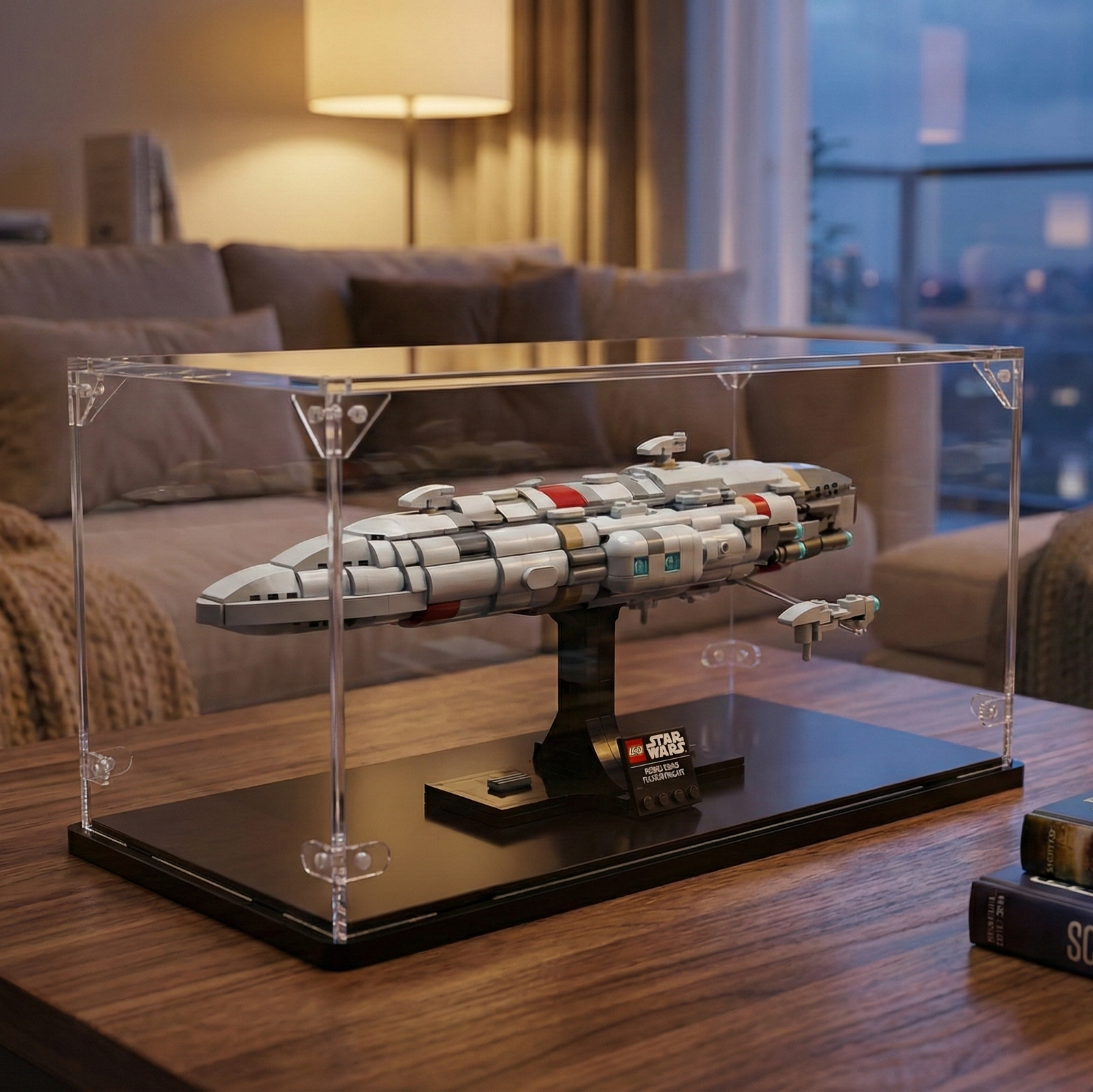 Acrylic display case for Lego® set Star Wars: Home One Starcruiser (75405)