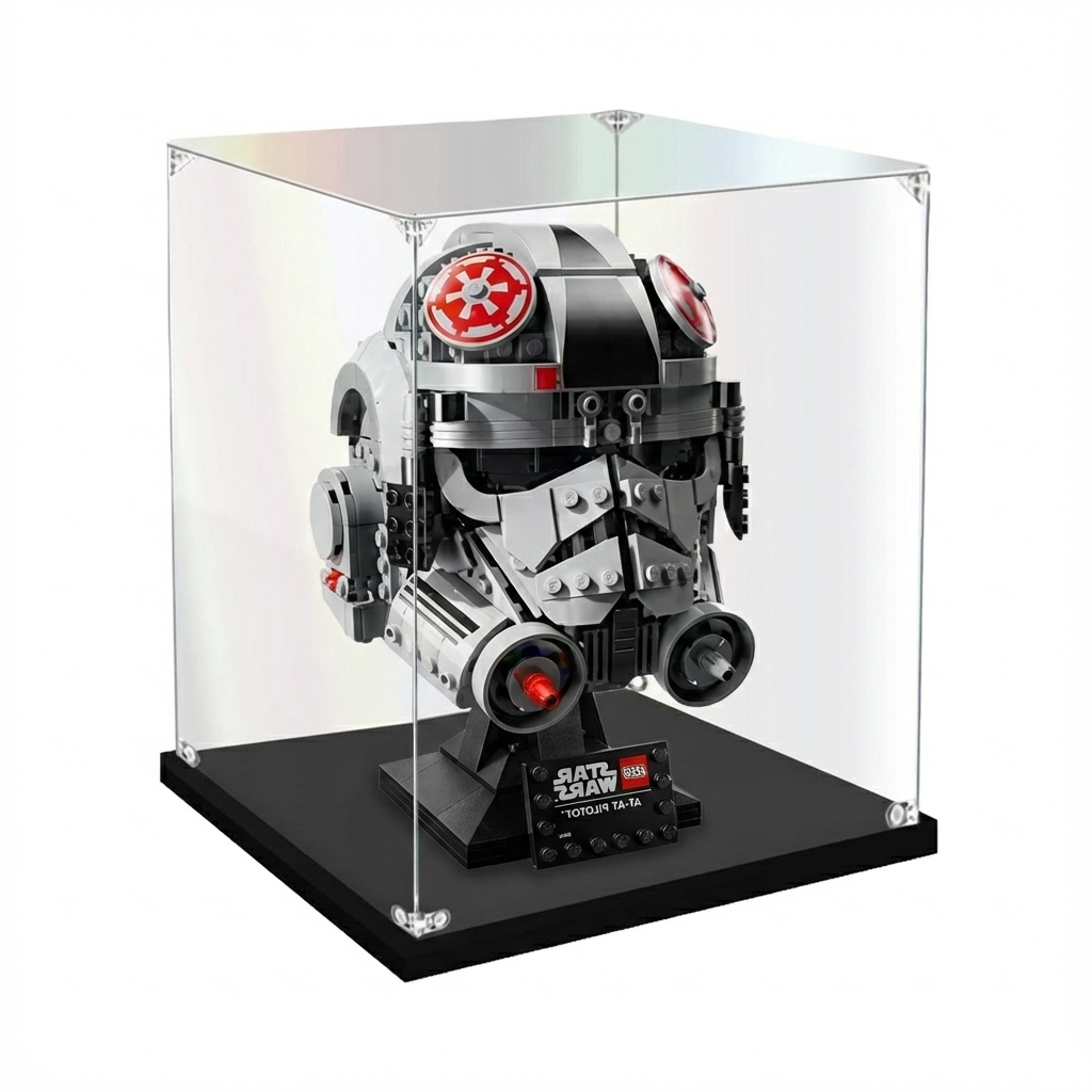 Acrylic display case for Lego® set Star Wars™: AT AT Driver Helmet (75429)