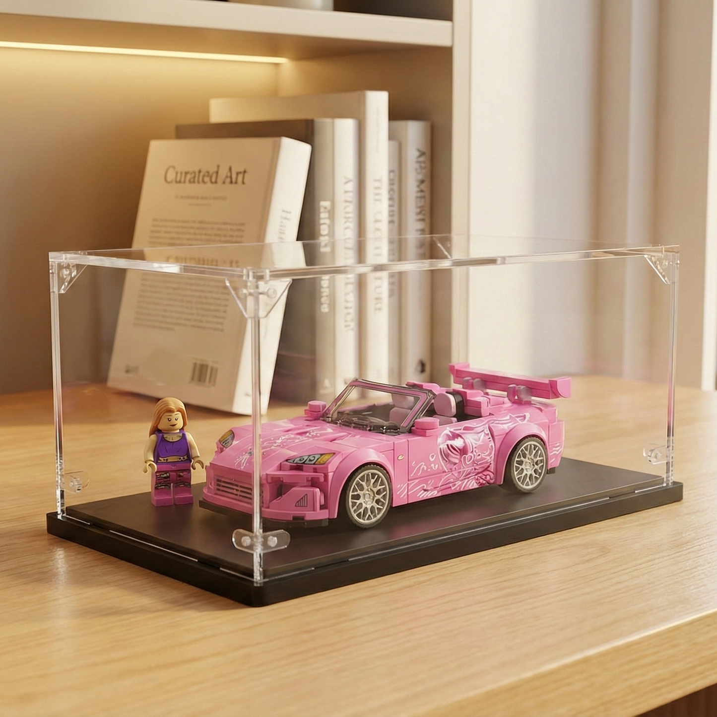 Display case for Lego® set Speed Champions: 2 Fast 2 Furious Honda S2000 (77241)