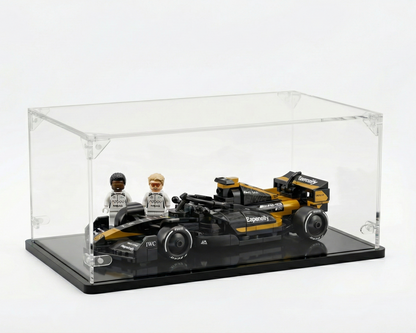 Acrylic display case for Lego® set APXGP Team Race Car from F1® The Movie (77252)