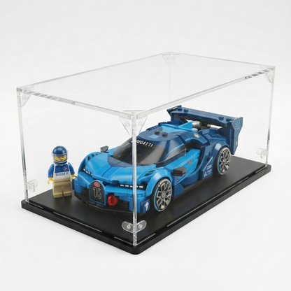 Acrylic display case for Lego® set Bugatti Vision GT Hyper Sports Car (77253)