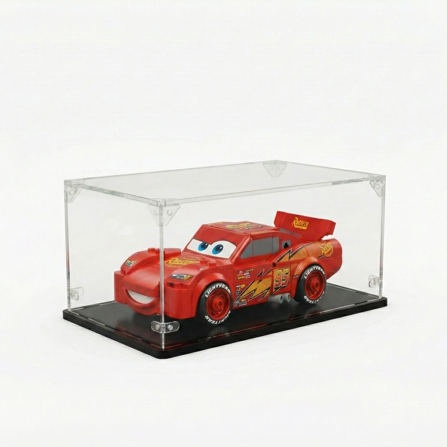 Acrylic display case for Lego® set Lightning McQueen (77255)